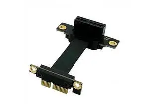 PCIE X1 Riser Cable Dual 90 Degree PCIe X1 X1 Extension Cable 8Gb/s PCIE 1X Riser Card Line- 5cm PCIE X1 Riser Cable Dual 90 Degree PCIe X1 X1 Extension Cable 8Gb/s PCIE 1X Riser Card Line- 5cm