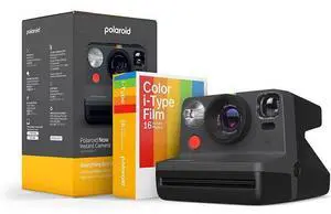 Polaroid Now 2nd Generation I-Type Instant Camera + Film Bundle - Now Black Camera + 16 Color Photos (6248) Polaroid Now 2nd Generation I-Type Instant Camera + Film Bundle - Now Black Camera + 16 Color Photos (6248)