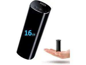 Portable Voice Activated Recorder, 16GB Super Long 500 Hours Recording Capacity, 365 Standby Battery, Audio Recorder Continuous Recorder Device with Magnetic for Lectures Meetings Portable Voice Activated Recorder, 16GB Super Long 500 Hours Recording Capacity, 365 Standby Battery, Audio Recorder Continuous Recorder Device with Magnetic for Lectures Meetings