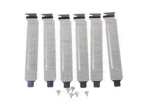 5pcs/lot Black Hard Steel PCI Slot Covers Bracket w/ Screws, Full Profile Expansion Dust Filter Blanking Plate for PCI 5pcs/lot Black Hard Steel PCI Slot Covers Bracket w/ Screws, Full Profile Expansion Dust Filter Blanking Plate for PCI