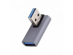 10Gbps USB3.0 Male to Female Extension Power Data Video Adapter Low Profile 90 Degree Left Angled Type 10Gbps USB3.0 Male to Female Extension Power Data Video Adapter Low Profile 90 Degree Left Angled Type