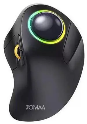 RGB Backlit Bluetooth Trackball Mouse Wireless 2.4G Type-C Rechargeable, Ergonomic Design, for PC, Laptop, Mac, Desktop RGB Backlit Bluetooth Trackball Mouse Wireless 2.4G Type-C Rechargeable, Ergonomic Design, for PC, Laptop, Mac, Desktop