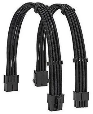 Extension Power Supply Cable Kit 18AWG EPS 8-P+PCI-8-P with Cable Combs for PSU to Motherboard/GPU (Black PCI 8+EPS 8) Extension Power Supply Cable Kit 18AWG EPS 8-P+PCI-8-P with Cable Combs for PSU to Motherboard/GPU (Black PCI 8+EPS 8)