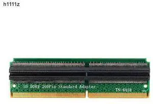Add On Cards DDR4 SO DIMM Adapter Memory Riser Card SO DDR4 260Pin Memory Test Protection Adapter Connector for Laptop PC Add On Cards DDR4 SO DIMM Adapter Memory Riser Card SO DDR4 260Pin Memory Test Protection Adapter Connector for Laptop PC