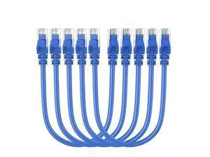 CableCreation Cat 6 Ethernet Cable 5 Pack 1ft, Internet Network Cords Patch LAN Cable, 23 AWG High Speed RJ45 Wire for Router, Modem, Computer, Short Ethernet Cable1 FT, Blue CableCreation Cat 6 Ethernet Cable 5 Pack 1ft, Internet Network Cords Patch LAN Cable, 23 AWG High Speed RJ45 Wire for Router, Modem, Computer, Short Ethernet Cable1 FT, Blue