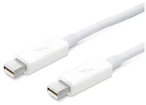 Thunderbolt Cable 1.64FT Thunder-Bolt 2 Port to Thunder-Bolt 2 Male to Male Video Data Cable for Mac 2013 2014 2015 Thunderbolt Cable 1.64FT Thunder-Bolt 2 Port to Thunder-Bolt 2 Male to Male Video Data Cable for Mac 2013 2014 2015