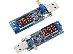 2PCS USB Buck Boost Converter Adjustable Step UP Step Down Power Supply Module Voltage Regulator DC-DC 5V to 3.3V 9V 12V 18V 24V 2PCS USB Buck Boost Converter Adjustable Step UP Step Down Power Supply Module Voltage Regulator DC-DC 5V to 3.3V 9V 12V 18V 24V