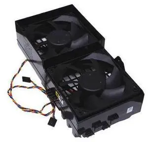 For Precision T3500 T5500 Workstation Case Cooling Dual Fan Assembly 0HW856 HW856 For Precision T3500 T5500 Workstation Case Cooling Dual Fan Assembly 0HW856 HW856