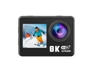 8K Dual-Screen Action Camera - 2.0"+1.3" Touch, 30m Waterproof, WiFi, 1350mAh for Diving/Cycling,Outdoor cycling, mountain climbing, surfing 8K Dual-Screen Action Camera - 2.0"+1.3" Touch, 30m Waterproof, WiFi, 1350mAh for Diving/Cycling,Outdoor cycling, mountain climbing, surfing