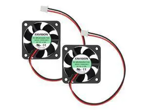 2-Pack 40mm x 10mm DC 12V Brushless Cooling Fan, Dual Ball Bearing, YDM4010B12 2-Pack 40mm x 10mm DC 12V Brushless Cooling Fan, Dual Ball Bearing, YDM4010B12