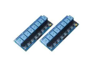 DEVMO 8 Channel DC 5V Relay Module Board, (2PACK) Electrical Equipments 8-Ch Optocoupler Compatible with PIC AVR DSP ARM MCU PLC Smart Home Control Switch DEVMO 8 Channel DC 5V Relay Module Board, (2PACK) Electrical Equipments 8-Ch Optocoupler Compatible with PIC AVR DSP ARM MCU PLC Smart Home Control Switch