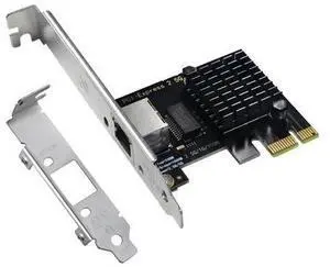 2.5Gb PCIe Network Card with Intel I226-V Chip, 2500M/1000M/100M Network Adapter NIC, PCIe 3.1 X1, PCI Express Gigabit Ethernet Card for Windows 10/11, Linux Kernel 5.16.18/RHEL8.6, VMware ESXi8.0 2.5Gb PCIe Network Card with Intel I226-V Chip, 2500M/1000M/100M Network Adapter NIC, PCIe 3.1 X1, PCI Express Gigabit Ethernet Card for Windows 10/11, Linux Kernel 5.16.18/RHEL8.6, VMware ESXi8.0