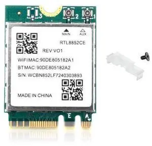 RTL8852CE WiFi 6E Wireless Card, Bluetooth 5.3, Tri-Band 5400Mbps, M.2/NGFF Network Adapter for Laptop, Windows 10/11 64bit RTL8852CE WiFi 6E Wireless Card, Bluetooth 5.3, Tri-Band 5400Mbps, M.2/NGFF Network Adapter for Laptop, Windows 10/11 64bit