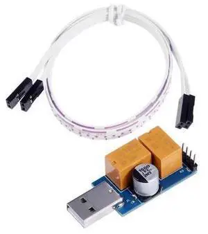 USB WatchDog Card Double Relay 24H Blue Screen Unattended Automatic Restart For 24H PC Server Computer Gaming Mining Miner USB WatchDog Card Double Relay 24H Blue Screen Unattended Automatic Restart For 24H PC Server Computer Gaming Mining Miner