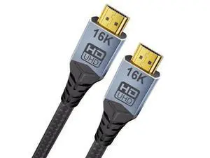 hdmi to hdmi Cable,8K 10K 16K HDMI2.2 Cable 5FT, 96Gbps Ultra High Speed HDMI2.2 Cable 16K@60Hz 8K@240Hz 4K@480Hz Cord, HDCP 2.3 & HDR10+ eARC for Compatible with Roku TV Gaming PC Blu-ra hdmi to hdmi Cable,8K 10K 16K HDMI2.2 Cable 5FT, 96Gbps Ultra High Speed HDMI2.2 Cable 16K@60Hz 8K@240Hz 4K@480Hz Cord, HDCP 2.3 & HDR10+ eARC for Compatible with Roku TV Gaming PC Blu-ra