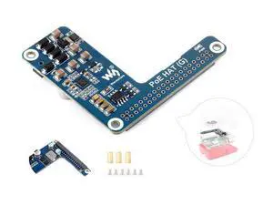 Pi5 PoE HAT Board Compatible with Raspberry Pi 5/Compute Module 5, Power Over Ethernet HAT,Offer Network Connection and Power Supply to Pi 5/CM 5 in One Cable, 5V 5A Pi5 PoE HAT Board Compatible with Raspberry Pi 5/Compute Module 5, Power Over Ethernet HAT,Offer Network Connection and Power Supply to Pi 5/CM 5 in One Cable, 5V 5A