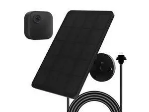 Solar Panel for Blink Camera, Solar Panel 4W Compatible with Blink Outdoor 4 (4th Gen) Camera, Solar Charger for Camera Outdoor with 13.12Ft Outdoor Power Cable, Adjustable Mount, IP65 Waterproof Solar Panel for Blink Camera, Solar Panel 4W Compatible with Blink Outdoor 4 (4th Gen) Camera, Solar Charger for Camera Outdoor with 13.12Ft Outdoor Power Cable, Adjustable Mount, IP65 Waterproof