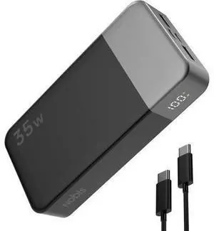 Portable Charger 20000mAh Power Bank 35W Power Bank Fast Charging Battery Pack with C to C Cable Battery Bank with Digital Display for Phone Android etc Portable Charger 20000mAh Power Bank 35W Power Bank Fast Charging Battery Pack with C to C Cable Battery Bank with Digital Display for Phone Android etc