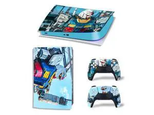 Vinyl Protective Film PS5 Digital Edition Skin Sticker Decal Para for PS5Console 2 Controllers PS5 Skin Sticker(TN-PS5Digital-3969) Vinyl Protective Film PS5 Digital Edition Skin Sticker Decal Para for PS5Console 2 Controllers PS5 Skin Sticker(TN-PS5Digital-3969)