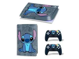 Stitch PS5 Digital Edition Skin Sticker Decal for PS5Console and 2 Controllers PS5 Skin Sticker Vinyl(TN-PS5Digital-8068) Stitch PS5 Digital Edition Skin Sticker Decal for PS5Console and 2 Controllers PS5 Skin Sticker Vinyl(TN-PS5Digital-8068)