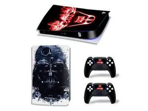 Star Wars PS5 Digital Edition Skin Sticker Decal for PS5Console and 2 Controllers PS5 Skin Sticker Vinyl Film(TN-PS5Digital-4717) Star Wars PS5 Digital Edition Skin Sticker Decal for PS5Console and 2 Controllers PS5 Skin Sticker Vinyl Film(TN-PS5Digital-4717)