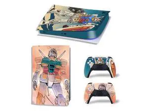 Vinyl Protective Film PS5 Digital Edition Skin Sticker Decal Para for PS5Console 2 Controllers PS5 Skin Sticker(TN-PS5Digital-3956) Vinyl Protective Film PS5 Digital Edition Skin Sticker Decal Para for PS5Console 2 Controllers PS5 Skin Sticker(TN-PS5Digital-3956)