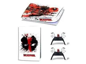 Deadpool PS5 Digital Edition Skin Sticker Decal for PS5Console and 2 Controllers PS5 Skin Sticker Vinyl(TN-PS5Digital-4807) Deadpool PS5 Digital Edition Skin Sticker Decal for PS5Console and 2 Controllers PS5 Skin Sticker Vinyl(TN-PS5Digital-4807)