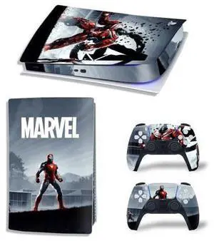 Captain America PS5 Digital Edition Skin Sticker Decal for PS5Console 2 Controllers PS5 Sticker Vinyl(TN-PS5Digital-2258) Captain America PS5 Digital Edition Skin Sticker Decal for PS5Console 2 Controllers PS5 Sticker Vinyl(TN-PS5Digital-2258)