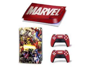 Captain America PS5 Digital Edition Skin Sticker Decal for PS5Console 2 Controllers PS5 Sticker Vinyl(TN-PS5Digital-2258) Captain America PS5 Digital Edition Skin Sticker Decal for PS5Console 2 Controllers PS5 Sticker Vinyl(TN-PS5Digital-2258)
