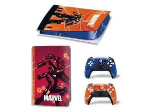 Captain America PS5 Digital Edition Skin Sticker Decal for PS5Console 2 Controllers PS5 Sticker Vinyl(TN-PS5Digital-2258) Captain America PS5 Digital Edition Skin Sticker Decal for PS5Console 2 Controllers PS5 Sticker Vinyl(TN-PS5Digital-2258)