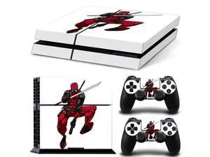 Deadpool Game Console Vinyl Skin Sticker for PS4 Controller GamePad Decal Frinti Protective Film(TN-PS4-2729) Deadpool Game Console Vinyl Skin Sticker for PS4 Controller GamePad Decal Frinti Protective Film(TN-PS4-2729)