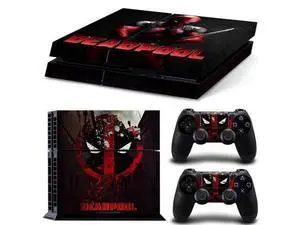 Deadpool Game Console Vinyl Skin Sticker for PS4 Controller GamePad Decal Frinti Protective Film(TN-PS4-2736) Deadpool Game Console Vinyl Skin Sticker for PS4 Controller GamePad Decal Frinti Protective Film(TN-PS4-2736)