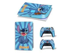 Stitch PS5 Digital Edition Skin Sticker Decal for PS5Console and 2 Controllers PS5 Skin Sticker Vinyl(TN-PS5Digital-8066) Stitch PS5 Digital Edition Skin Sticker Decal for PS5Console and 2 Controllers PS5 Skin Sticker Vinyl(TN-PS5Digital-8066)