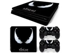 Venom Skin Sticker Protective Film for Slim PS4 PS4Slim Console 2 Controllers Accessories Para(TN-PS4Slim-2098) Venom Skin Sticker Protective Film for Slim PS4 PS4Slim Console 2 Controllers Accessories Para(TN-PS4Slim-2098)