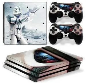 Star Wars Vinyl Skin Sticker for PS4 Pro Console 2 Controllers Decal Full Film Para Game Accessories(TN-P4Pro-0058) Star Wars Vinyl Skin Sticker for PS4 Pro Console 2 Controllers Decal Full Film Para Game Accessories(TN-P4Pro-0058)