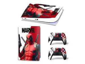 Deadpool PS5 Digital Edition Skin Sticker Decal for PS5Console and 2 Controllers PS5 Skin Sticker Vinyl(TN-PS5Digital-4801) Deadpool PS5 Digital Edition Skin Sticker Decal for PS5Console and 2 Controllers PS5 Skin Sticker Vinyl(TN-PS5Digital-4801)