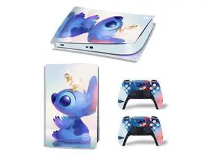 Stitch PS5 Digital Edition Skin Sticker Decal for PS5Console and 2 Controllers PS5 Skin Sticker Vinyl(TN-PS5Digital-8061) Stitch PS5 Digital Edition Skin Sticker Decal for PS5Console and 2 Controllers PS5 Skin Sticker Vinyl(TN-PS5Digital-8061)
