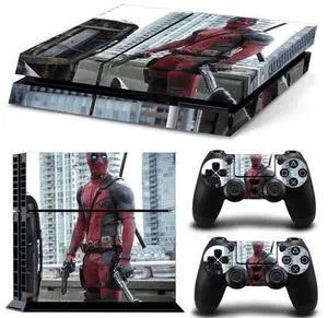 Deadpool Game Console Vinyl Skin Sticker for PS4 Controller GamePad Decal Frinti Protective Film(TN-PS4-2754) Deadpool Game Console Vinyl Skin Sticker for PS4 Controller GamePad Decal Frinti Protective Film(TN-PS4-2754)