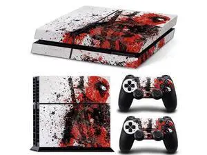 Deadpool Game Console Vinyl Skin Sticker for PS4 Controller GamePad Decal Frinti Protective Film(TN-PS4-2742) Deadpool Game Console Vinyl Skin Sticker for PS4 Controller GamePad Decal Frinti Protective Film(TN-PS4-2742)