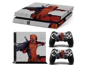Deadpool Game Console Vinyl Skin Sticker for PS4 Controller GamePad Decal Frinti Protective Film(TN-PS4-2750) Deadpool Game Console Vinyl Skin Sticker for PS4 Controller GamePad Decal Frinti Protective Film(TN-PS4-2750)