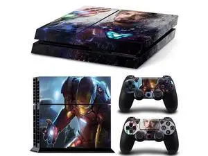 Iron Man Game Console Vinyl Skin Sticker for PS4 Controller GamePad Decal Frinti Protective Film(TN-PS4-1578) Iron Man Game Console Vinyl Skin Sticker for PS4 Controller GamePad Decal Frinti Protective Film(TN-PS4-1578)