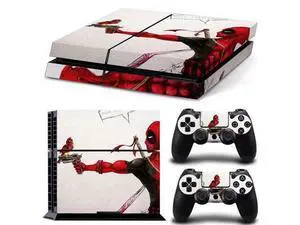 Deadpool Game Console Vinyl Skin Sticker for PS4 Controller GamePad Decal Frinti Protective Film(TN-PS4-2751) Deadpool Game Console Vinyl Skin Sticker for PS4 Controller GamePad Decal Frinti Protective Film(TN-PS4-2751)