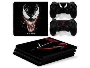 Venom Vinyl Skin Sticker for PS4 Pro Console 2 Controllers Decal Full Film Para Game Accessories(TN-P4Pro-7277) Venom Vinyl Skin Sticker for PS4 Pro Console 2 Controllers Decal Full Film Para Game Accessories(TN-P4Pro-7277)