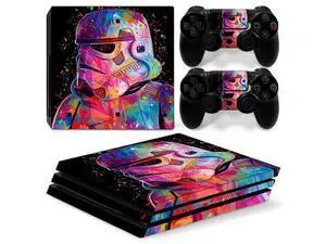 Star Wars Vinyl Skin Sticker Protective Film for PS4 P S 4 Pro Console 2 Controllers Decal Game Accessories(TN-P4Pro-0061) Star Wars Vinyl Skin Sticker Protective Film for PS4 P S 4 Pro Console 2 Controllers Decal Game Accessories(TN-P4Pro-0061)