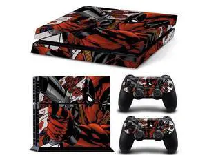 Deadpool Game Console Vinyl Skin Sticker for PS4 Controller GamePad Decal Frinti Protective Film(TN-PS4-2746) Deadpool Game Console Vinyl Skin Sticker for PS4 Controller GamePad Decal Frinti Protective Film(TN-PS4-2746)