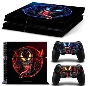 Venom Game Console Vinyl Skin Sticker for PS4 Controller GamePad Decal Printing Protective Film(TN-PS4-7174) Venom Game Console Vinyl Skin Sticker for PS4 Controller GamePad Decal Printing Protective Film(TN-PS4-7174)