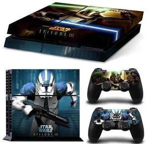 Star Wars Game Console Vinyl Skin Sticker for PS4 Controller GamePad Decal Printing Protective Film(TN-PS4-1889) Star Wars Game Console Vinyl Skin Sticker for PS4 Controller GamePad Decal Printing Protective Film(TN-PS4-1889)