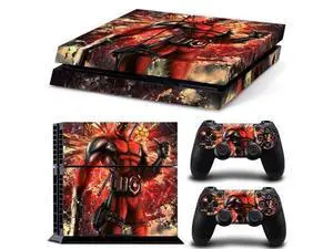Deadpool Game Console Vinyl Skin Sticker for PS4 Controller GamePad Decal Frinti Protective Film(TN-PS4-2752) Deadpool Game Console Vinyl Skin Sticker for PS4 Controller GamePad Decal Frinti Protective Film(TN-PS4-2752)