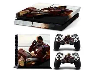 Iron Man Game Console Vinyl Skin Sticker for PS4 Controller GamePad Decal Frinti Protective Film(TN-PS4-1578) Iron Man Game Console Vinyl Skin Sticker for PS4 Controller GamePad Decal Frinti Protective Film(TN-PS4-1578)