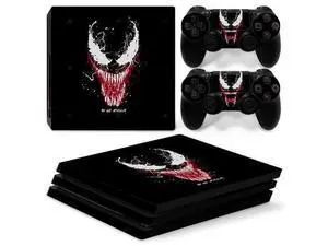 Venom Vinyl Skin Sticker for PS4 Pro Console 2 Controllers Decal Full Film Para Game Accessories(TN-P4Pro-7272) Venom Vinyl Skin Sticker for PS4 Pro Console 2 Controllers Decal Full Film Para Game Accessories(TN-P4Pro-7272)
